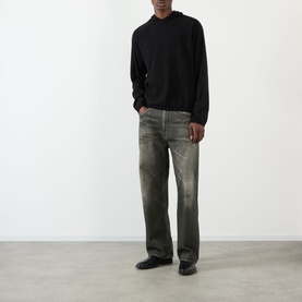 Silk Fine-Knit Hoodie