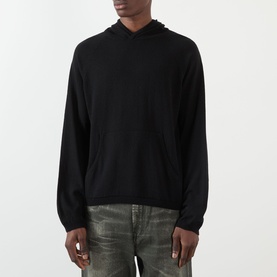 Silk Fine-Knit Hoodie
