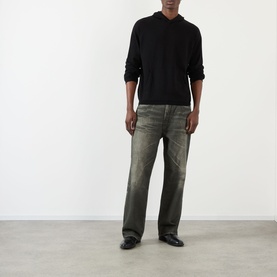 Silk Fine-Knit Hoodie