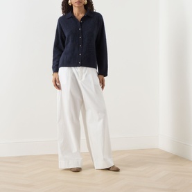 Brushed Cashmere Polo Shirt