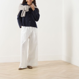 Brushed Cashmere Polo Shirt