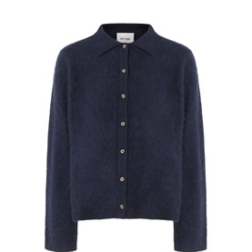 Brushed Cashmere Polo Shirt
