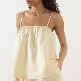Wool-Silk Singlet Top