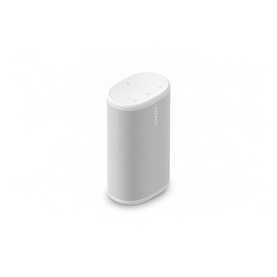Sonos Play White compact wireless speaker in white with rounded top and touch controls visible on surface
