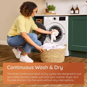 Anti Stain Washer Dryer 9/6kg 1400 Spin