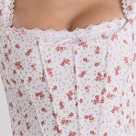 Adina Floral Corset Top