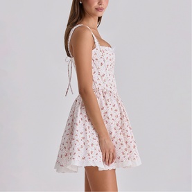 Ami Floral Corset Mini Dress