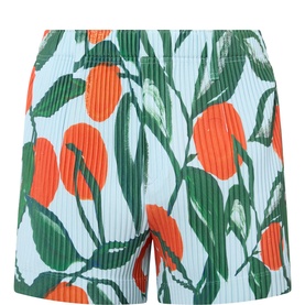 Fruits & Vegetables Pleated Shorts