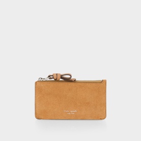 Loop Suede Zip Cardholder