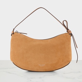 Loop Suede Leather Shoulder Bag