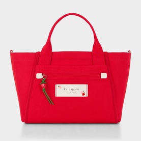 Dash Strawberry Canvas Tote Bag
