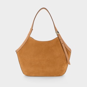 Deco Tulip Suede Tote Bag