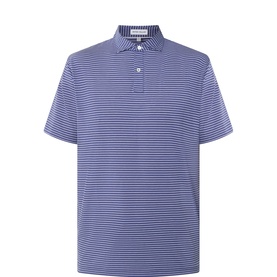 Etc Performance Striped Polo Shirt