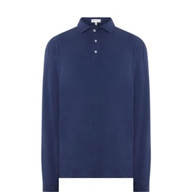 Crown Long-Sleeved Polo Shirt