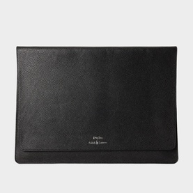 Pebbled Leather Laptop Sleeve