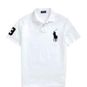 Big Pony Logo Mesh Polo Shirt