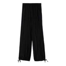 Tie Hem Relaxed Trousers