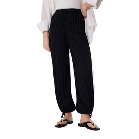 Tie Hem Relaxed Trousers