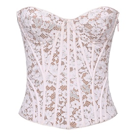 Solaine Floral Boned Corset Top