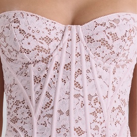 Solaine Floral Boned Corset Top