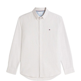 Heritage Logo Stripe Oxford Shirt