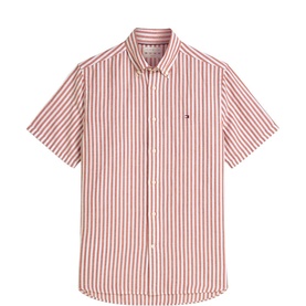 Flag Logo Bengal Striped Shirt