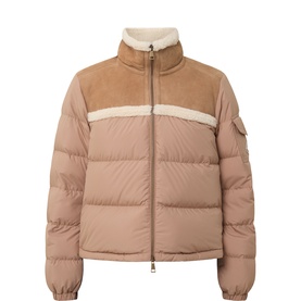 Aurore Shearling-Trim Down Jacket