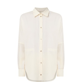 Drawstring Single-Cuff Shirt