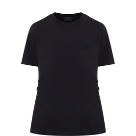 Logo Frilled-Panel T-Shirt