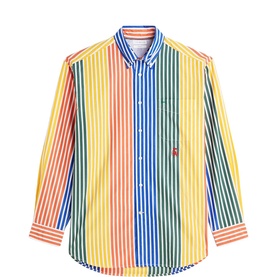 Logo Stripe Poplin Shirt
