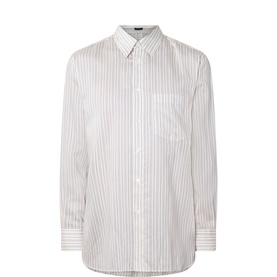 Single-Cuff Striped Shirt