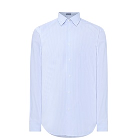 Striped Single-Cuff Formal Shirt