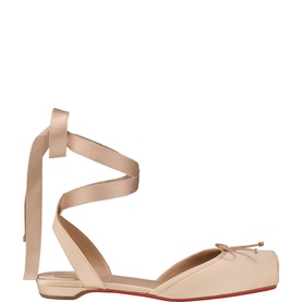 Cassia Lace-Up Ballerina Flats