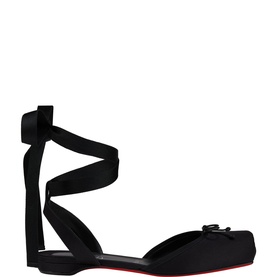 Cassia Lace-Up Ballerina Flats