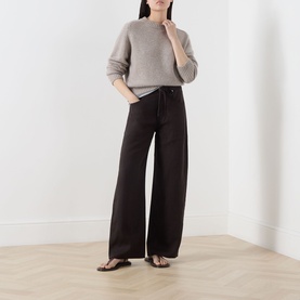 Brynn Linen Straight-Leg Trousers