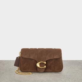 Tabby 19 Quilted Suede Crossbody Bag