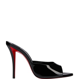 Miss Z 100 Patent Heeled Mules