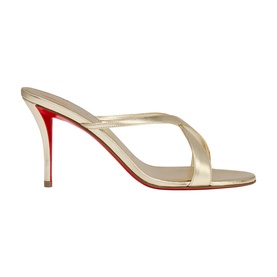 Mulazee 80 Cross Leather Mules
