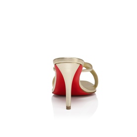 Mulazee 80 Cross Leather Mules