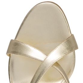 Mulazee 80 Cross Leather Mules