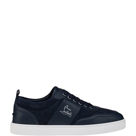 Retero Leather Lace-Up Trainers