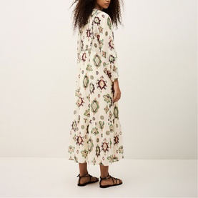 Oelia Embroidered Flared Dress