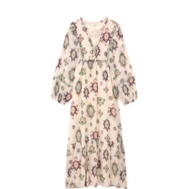 Oelia Embroidered Flared Dress