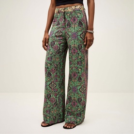 Pali Printed Wide Leg Trousers