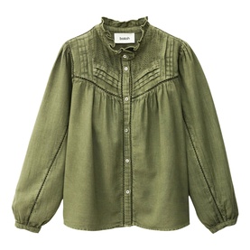 Gilda Embroidered Ruffle Blouse