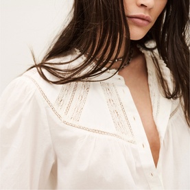 Nella Lace Inlay Blouse