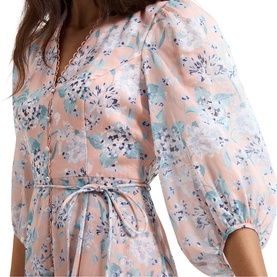 Alison Floral Flared Dress