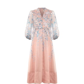 Alison Floral Flared Dress