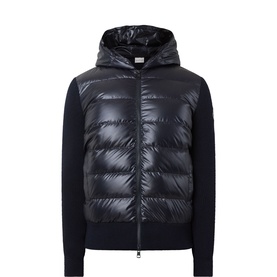 Felt Logo Zip Padded Cardigan