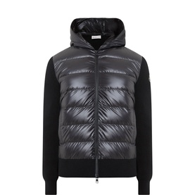 Felt Logo Zip Padded Cardigan